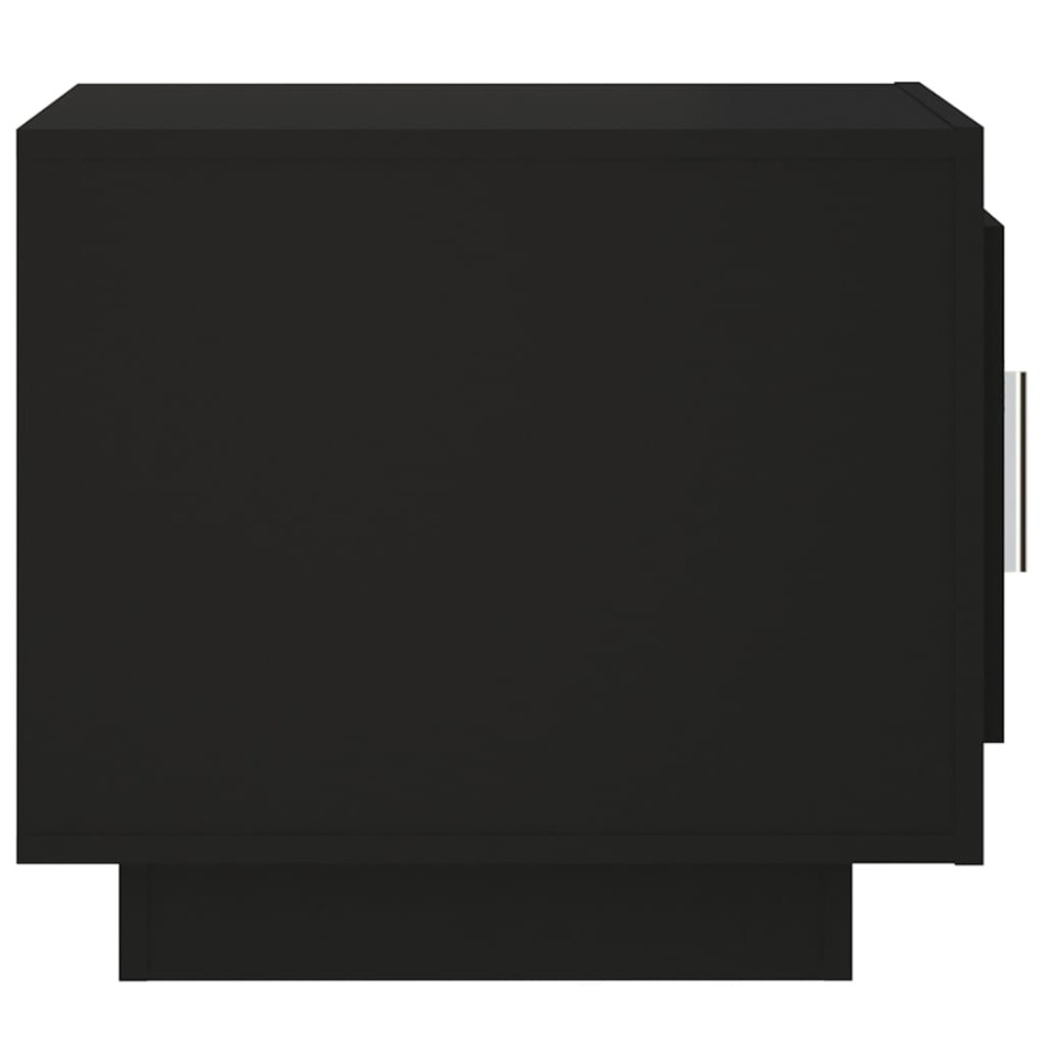 Mesa de centro madera de ingeniería negra 51x50x45