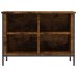Zapatero madera de ingeniería roble ahumado 69x35x50