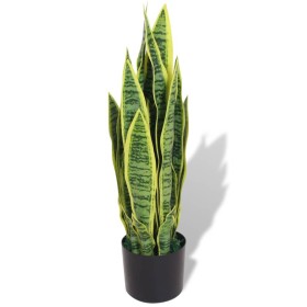 Planta sansevieria artificial con macetero 65 cm
