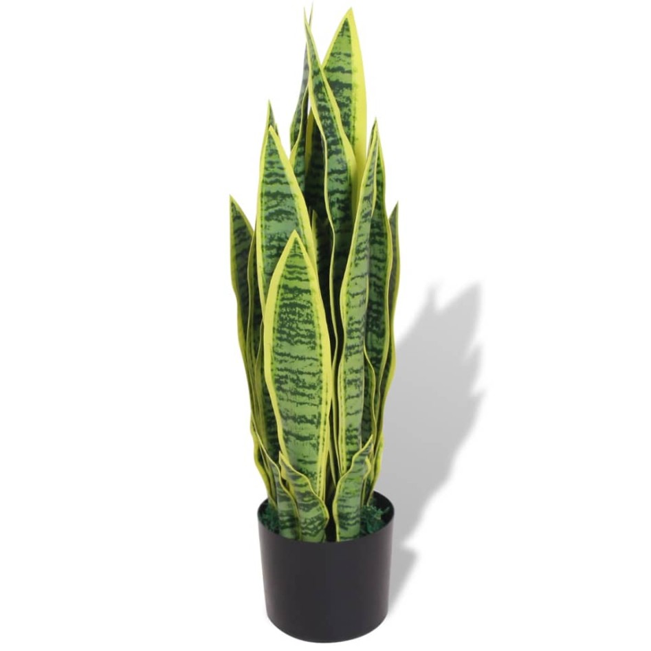Planta sansevieria artificial con macetero 65 cm