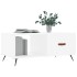 Mesa de centro madera contrachapada blanco 90x50x40