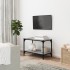 Mueble para TV contrachapada y acero gris Sonoma 60x33x41