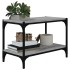 Mueble para TV contrachapada y acero gris Sonoma 60x33x41