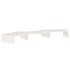 Soporte de monitor madera maciza de pino blanco 80x24x10,5