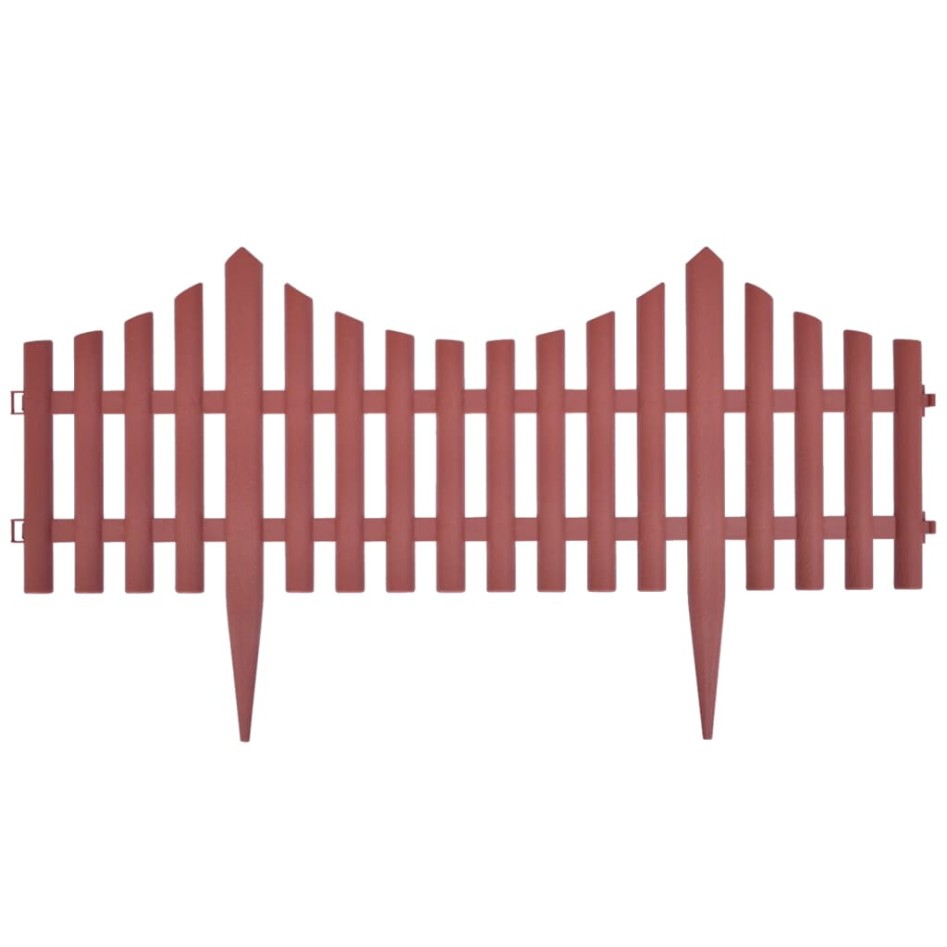 Bordes separadores de césped 17 uds 10 m