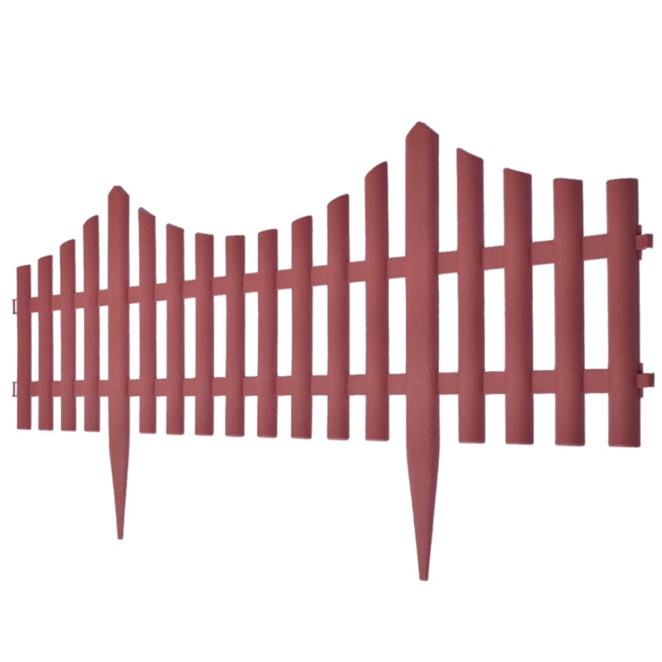 Bordes separadores de césped 17 uds 10 m