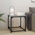 Mesa auxiliar de madera contrachapada gris Sonoma 40x40x40