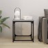 Mesa auxiliar de madera contrachapada gris Sonoma 40x40x40