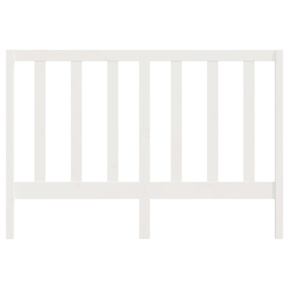 Cabecero de cama madera maciza de pino blanco 126x4x100