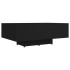 Mesa de centro madera contrachapada negro 85x55x31