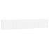 Estante de pared para CD contrachapada blanco 100x18x18