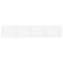 Estante de pared para CD contrachapada blanco 100x18x18