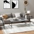 Mesa de centro madera contrachapada gris Sonoma 80x50x35