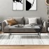 Mesa de centro madera contrachapada gris Sonoma 80x50x35