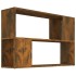 Estantería madera contrachapada color roble ahumado
