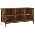 Mueble zapatero madera contrachapada roble ahumado 100x35x50