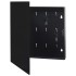 Caja de llaves con tablero magnético negra 35x35x4