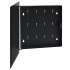 Caja de llaves con tablero magnético negra 35x35x4