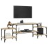 Mueble para TV madera contrachapada roble Sonoma 157x35x52