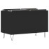 Mueble para discos madera contrachapada negro 74,5x38x48