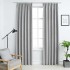 Cortinas opacas con ganchos 2 unidades gris 140x245