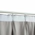 Cortinas opacas con ganchos 2 unidades gris 140x245