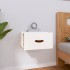 Mesita de noche de pared blanco 40x29,5x22