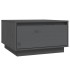Mesa de centro de madera maciza de pino gris 55x56x32