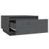 Mesa de centro de madera maciza de pino gris 55x56x32