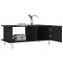 Mesa de centro madera contrachapada negro 90x50x40