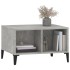 Mesa de centro madera contrachapada gris hormigón 60x50x36,5