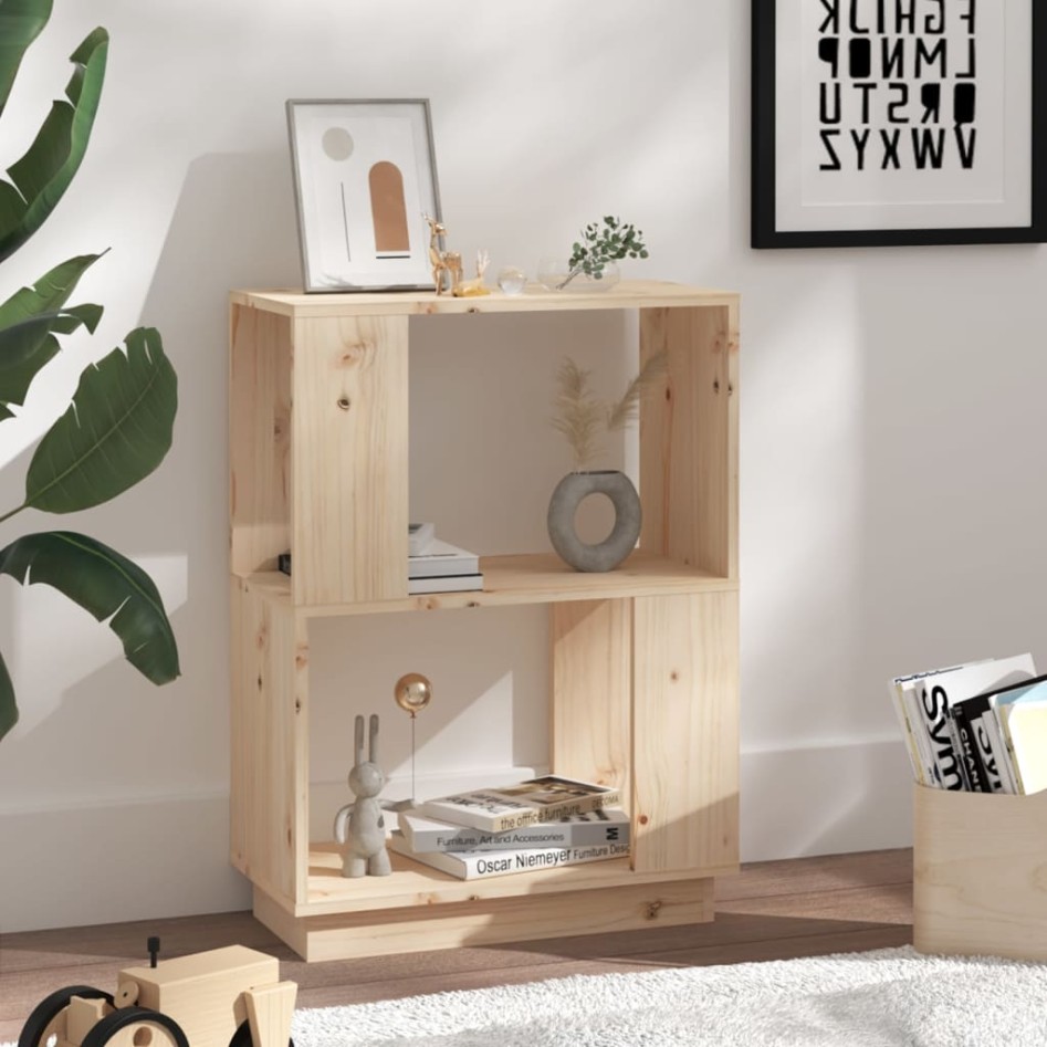 Estantería/divisor de espacios madera maciza pino 51x25x70