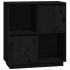 Aparador de madera maciza de pino negro 74x35x80