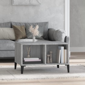 Mesa de centro madera contrachapada gris Sonoma 60x50x36,5