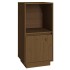 Aparador de madera maciza de pino marrón miel 38x35x80