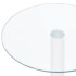 Mesa de centro de vidrio templado transparente 40