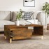 Mesa de centro madera contrachapada roble ahumado 90x50x36,5