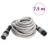 Manguera jardín y pulverizador acero inoxidable plata 14mm