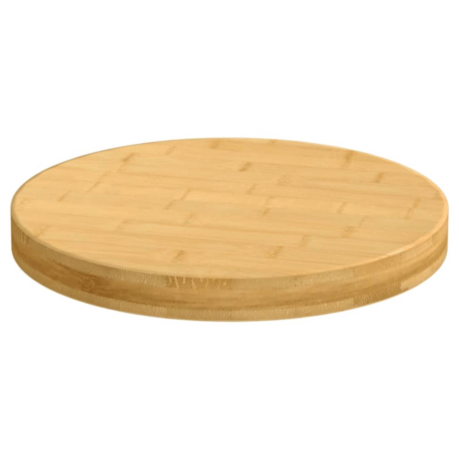 Tablero de mesa de bambú Ø50x4
