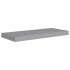 Estante flotante pared 2 uds gris MDF 60x23,5x3,8