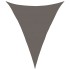 Toldo de vela gris antracita HDPE 160 g/m² 5x6x6
