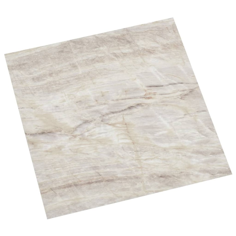 Tarimas de suelo autoadhesivas 20 uds PVC beige 1,86