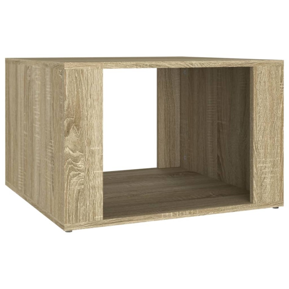 Mesita de noche madera contrachapada roble Sonoma 57x55x36