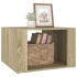 Mesita de noche madera contrachapada roble Sonoma 57x55x36