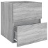 Mueble de lavabo madera de ingeniería gris Sonoma 41x38,5x45