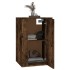 Mueble para TV de pared roble ahumado 40x34,5x60