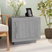 Mesa de centro madera de ingeniería gris Sonoma 51x50x45 cm