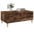 Mesa de centro madera contrachapada roble ahumado 90x50x36,5