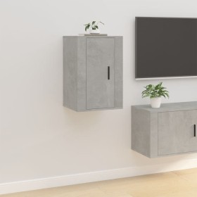 Mueble para TV de pared gris hormigón 40x34,5x60