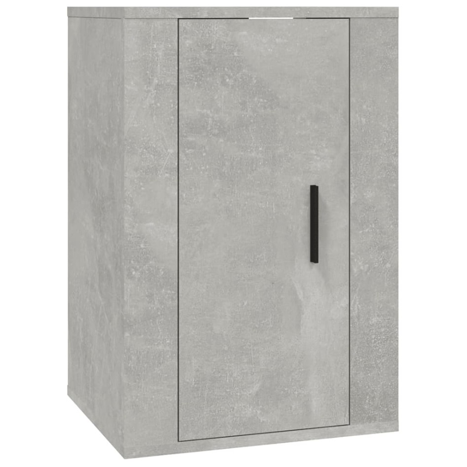 Mueble para TV de pared gris hormigón 40x34,5x60
